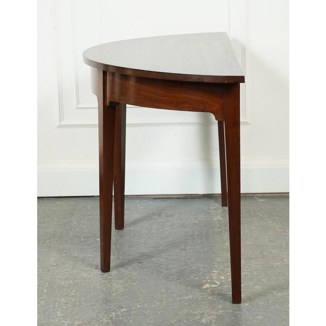 Gold George III Demi Lune Hall Side End Table, 1800s For Sale - Image 8 of 15
