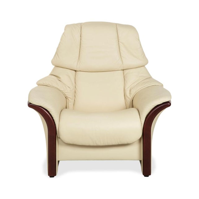 Eldorado Armchairs in Cream Leather from Stressless, Set of 2 For Sale - Image 14 of 18