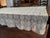 Vintage Handmade Coverlet Crochet Lace Tablecloth — Ivory Floral Heirloom Textile — French Country / Farmhouse — 56” × 82 For Sale In Philadelphia - Image 6 of 10
