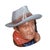 Vintage Royal Doulton 7269 porcelain character jug pitcher of John Wayne. Designed by Tim Potts, circa 2007. It depicts...