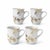 Mid-Century Modern 13-Pc Avon Expressions Gold Elegance Bone China Tableware Gold Trimmed Y2k For Sale - Image 3 of 5