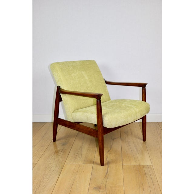 GFM-64 Lounge Chair in Yellow Lemon by Edmund Homa, 1970s For Sale - Image 12 of 13