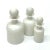 Art Deco Antique French Portieux Vallerysthal Hand-Blown Milk Glass Perfume Bottles, Set of 3 For Sale - Image 3 of 12