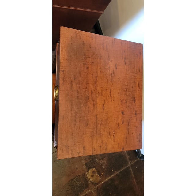 Wood Chippendale Pair of Nightstands Bedside Stands Mahogany Kittenger Company For Sale - Image 7 of 10