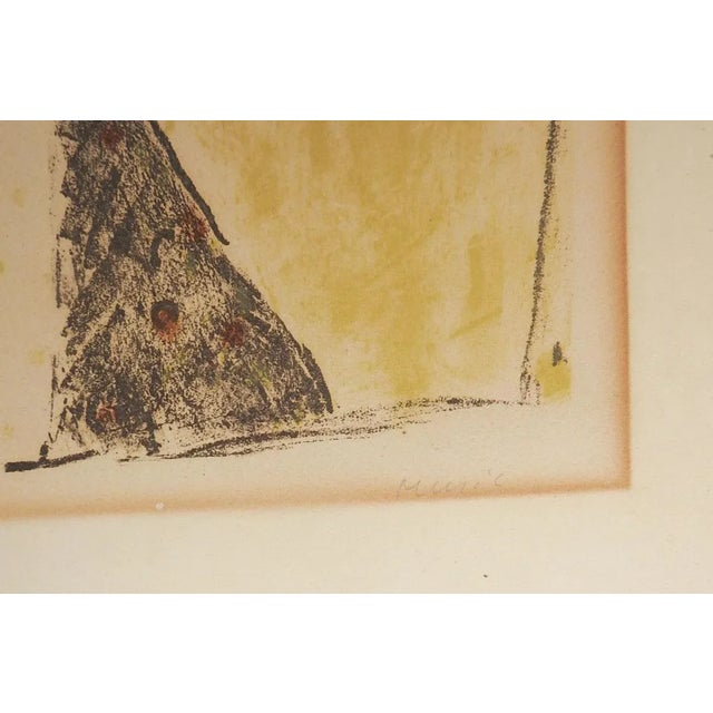 Vintage 1953 lithograph on paper portrait of "Ida" by Zoran Antonio Music (1909-2005) Italy/Slovenia. Signed and numbered...