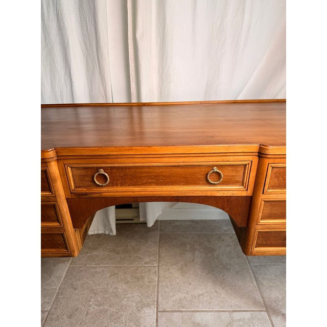 Mid-Century French Louis XVI Style Fruitwood Writing Desk or Vanity by John Widdicomb Co For Sale - Image 10 of 18