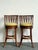 Late 20th Century Vintage Boho Bent Rattan Bar Stools - A Pair For Sale - Image 5 of 8