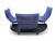 Mid 20th Century Mid Century Modern Blue Three Seat Veranda Sofa by Vico Magistretti for Cassina For Sale - Image 5 of 10