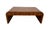 Early 20th Century Art Deco Brazilian Rosewood Veneer Waterfall Six-Drawer Coffee Table For Sale - Image 9 of 14