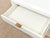 Wood Mid 20th Century White Post Modern End Table Nightstand For Sale - Image 7 of 11
