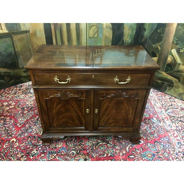 Traditional Vintage Server, Henredon Rittenhouse Flip Top Server For Sale - Image 3 of 16