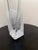 Japanese Signed Hoya Japanese Crystal Twist Vase For Sale - Image 3 of 15