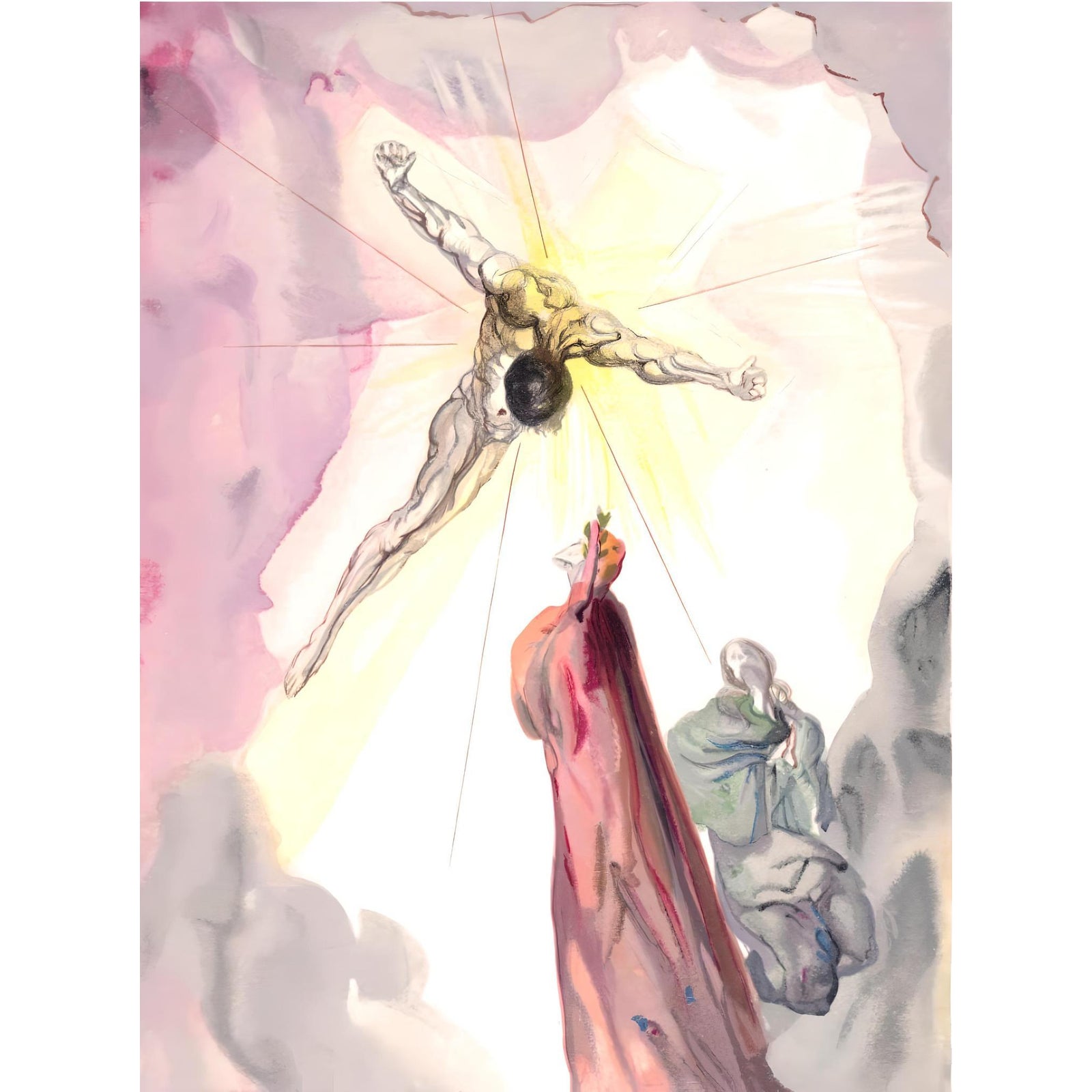 Salvador Dalí, The Ghost of Christ, Paradise Canto 14 Dalí (Field 189