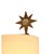 Large Wall Lamp in Gilt Metal with Resin Beads and Off-White Paper Lampshade, France, 1940s For Sale - Image 4 of 7