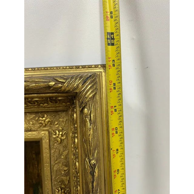 Late 19th Century A Problem" Oil Painting 2 Lawyers For Sale - Image 4 of 6