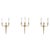 Antique Late 19th Century Sconces in Gilded Brass, Set of 3 For Sale - Image 14 of 14