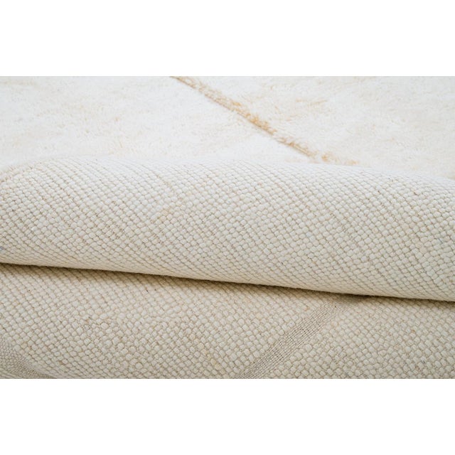 Early 21st Century Hand-Knotted Wool Rug by Azele Studio For Sale - Image 5 of 11