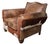 American Rustic Old Hickory Hide and Leather Club Chair and Ottoman For Sale - Image 3 of 16