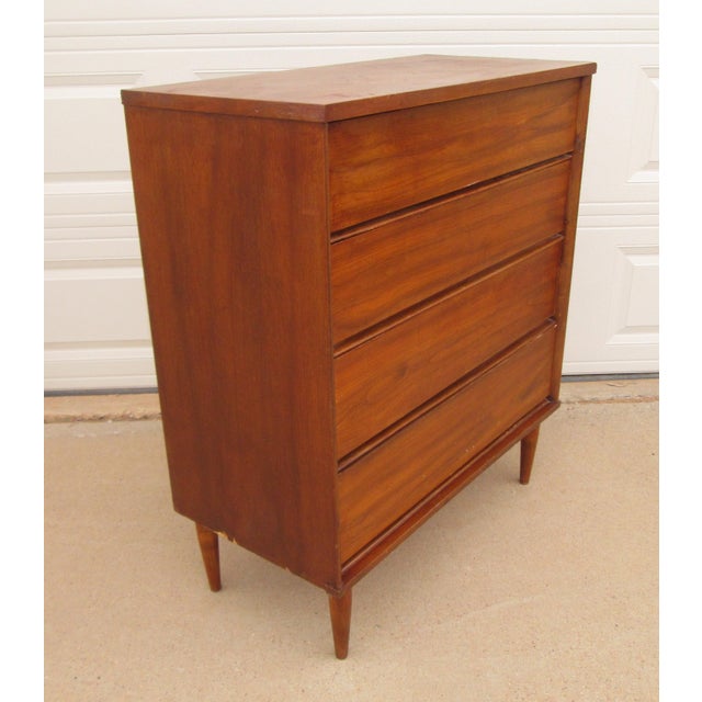 Mid Century Modern Harmony House 4 Drawer Chest | Chairish