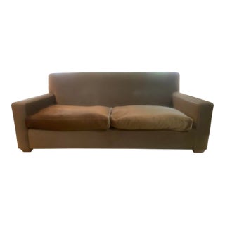Cisco Brothers for Kreiss Collection Mohair Tuxedo Sofa For Sale