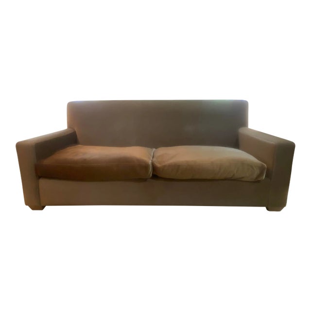 Kreiss Collection Mohair Tuxedo Sofa For Sale