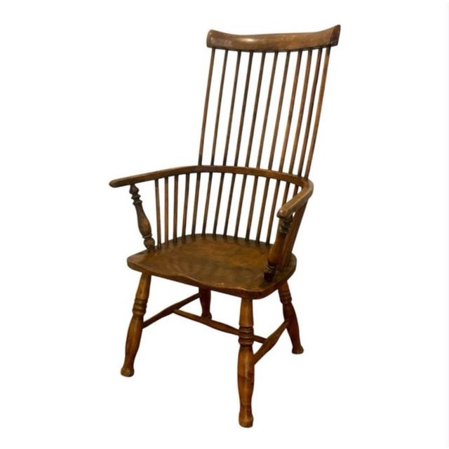 Antique English Windsor Chair, 1820 For Sale - Image 9 of 9