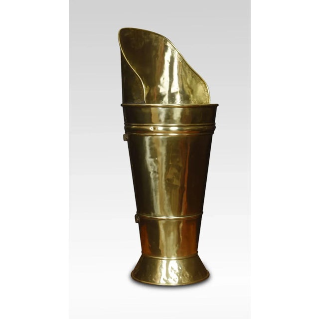 19th Century Brass Umbrella Stand For Sale - Image 3 of 8