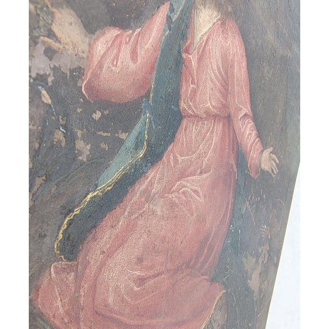 19th Century Flemish Painter, Figurative Composition, 1800s, Oil For Sale - Image 5 of 7