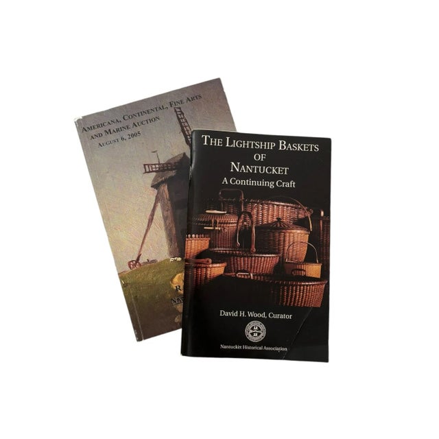 The Lightship Baskets of Nantucket, a continuing craft. Softcover book, stated first edition, published in 1994 by...