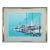 1980s "Waiting for Sunday -- Boats in Harbor" Nautical Screenprint by DuWayne Boyd Higgins, Framed For Sale