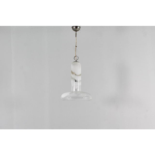 1960s Mid-Century Murano Glass Bell Chandelier by C. Nason for Mazzega, Italy, 1960s For Sale - Image 5 of 14