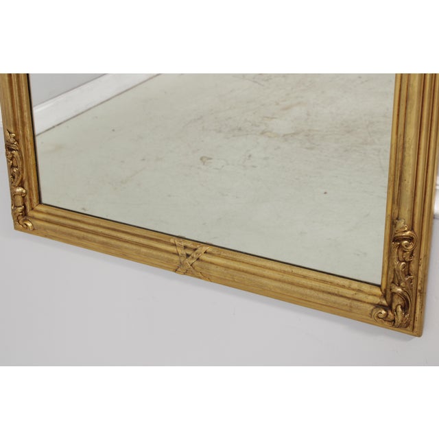 Moyer Gold Gilt Regency Style Large Wall Mirror For Sale - Image 4 of 17