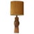 Terracotta Ceramic Floor Table Lamp by R. Rooke with Lampshade attributed to R. Houben, 1960s For Sale - Image 12 of 12