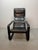 1970s Mid-Century Modern Lamino Lounge Chair in Black Leather by Yngve Ekstrom, Denmark, 1970s For Sale - Image 5 of 8