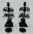 Antique Pair Regency Bronze Crystal Lustres Candlesticks Candelabra Eagles Prisms For Sale - Image 4 of 15