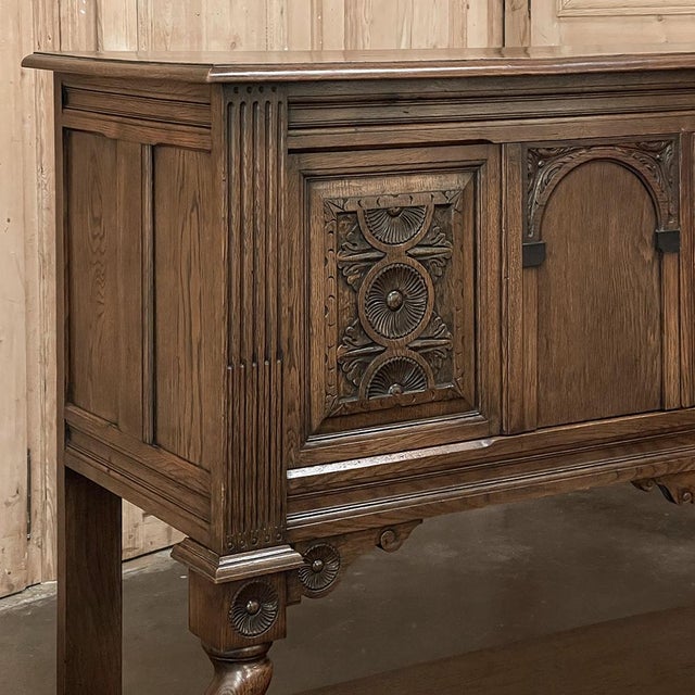 19th Century Dutch Colonial Neoclassical Raised Buffet ~ Cabinet For Sale - Image 9 of 12