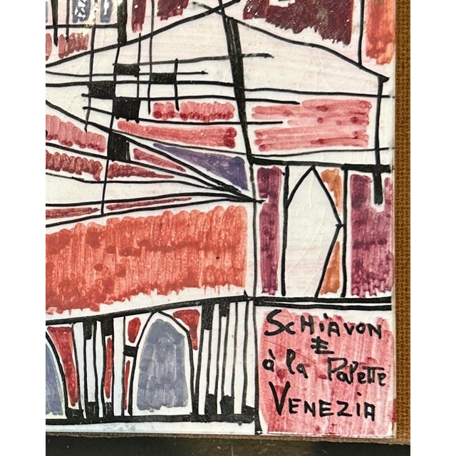 Elio Schiavon Mid-Century Venezia Ceramic Tiles 48×16 For Sale In New York - Image 6 of 6