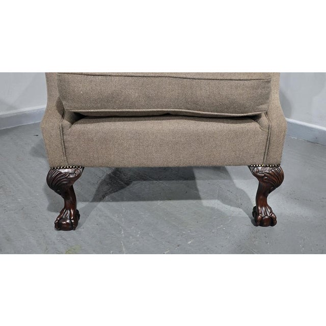 Antique Mahogany Armchair, 1910s For Sale - Image 3 of 12