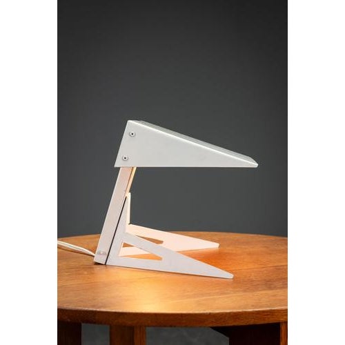 Metal Modernist Table Lamp, 1960s For Sale - Image 7 of 12