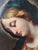 Antique 19th Century Baby Jesus Oil Painting Madonna Del Velo After Carlo Dolci For Sale - Image 4 of 17