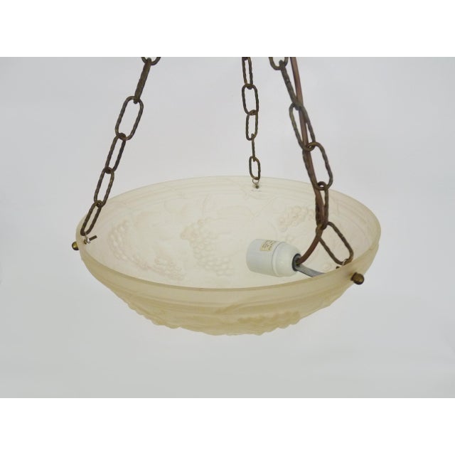 Cream Vianne Art Nouveau Style Single-Burner Washbasin Lamp, 1980s For Sale - Image 8 of 10