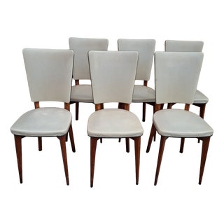 Mid-Century Modern Scandinavian Chairs, 1950s, Set of 6 For Sale