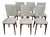 Mid-Century Modern Scandinavian Chairs, 1950s, Set of 6 For Sale