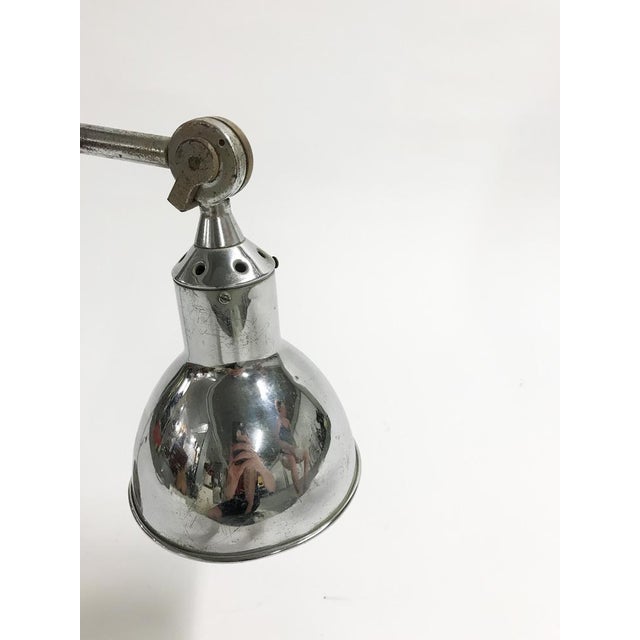 Industrial Chrome Plated Table Lamp from AGI, 1930s For Sale - Image 6 of 12