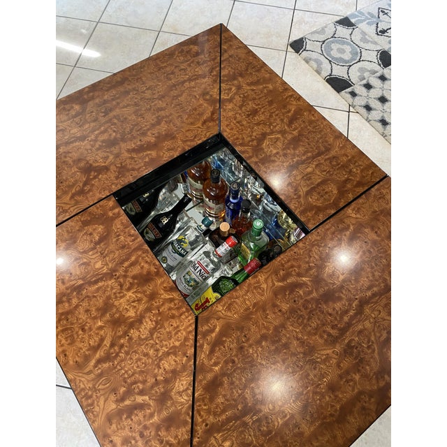 Vintage Elm Burl Coffee Table by Paul Michel for Roche Bobois, 1980s For Sale - Image 15 of 18
