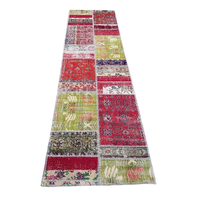 Bohemian Mid 20th Century Wool Runner For Sale