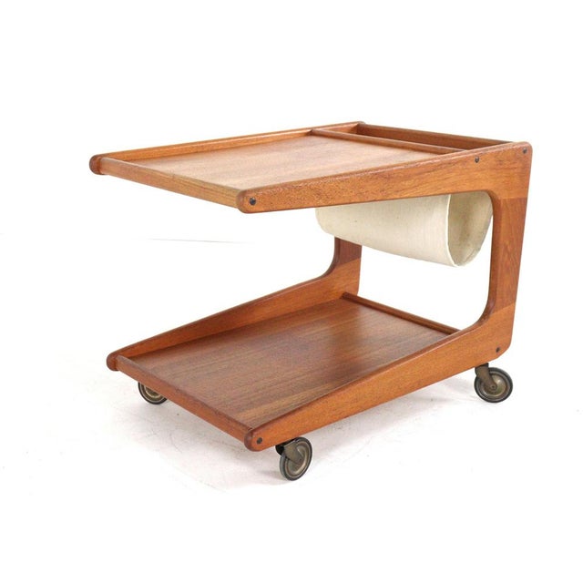 Hellet Bar Trolley with Magazine Holder from Sika Mobler For Sale - Image 15 of 15