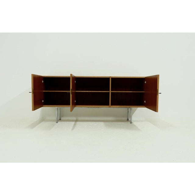 Silver Mid-Century Minimalist Beech Sideboard 1970s For Sale - Image 8 of 16