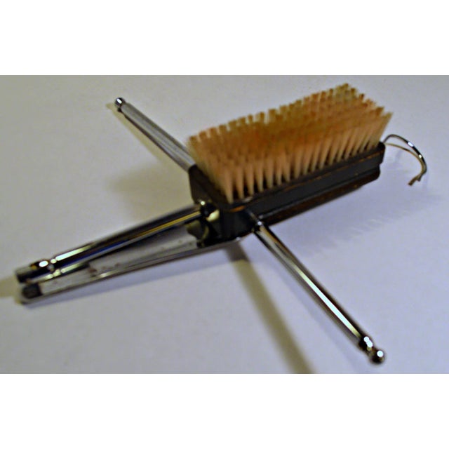 Vintage Swank Shoe Horn, Brush, Hanger Combo - Telescopic, Travel - 1970s For Sale In Miami - Image 6 of 8