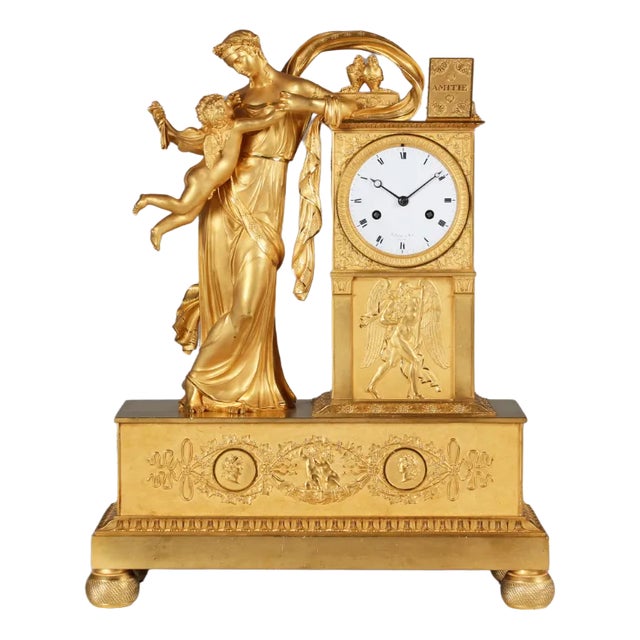 French Empire Pendulum, Paris For Sale